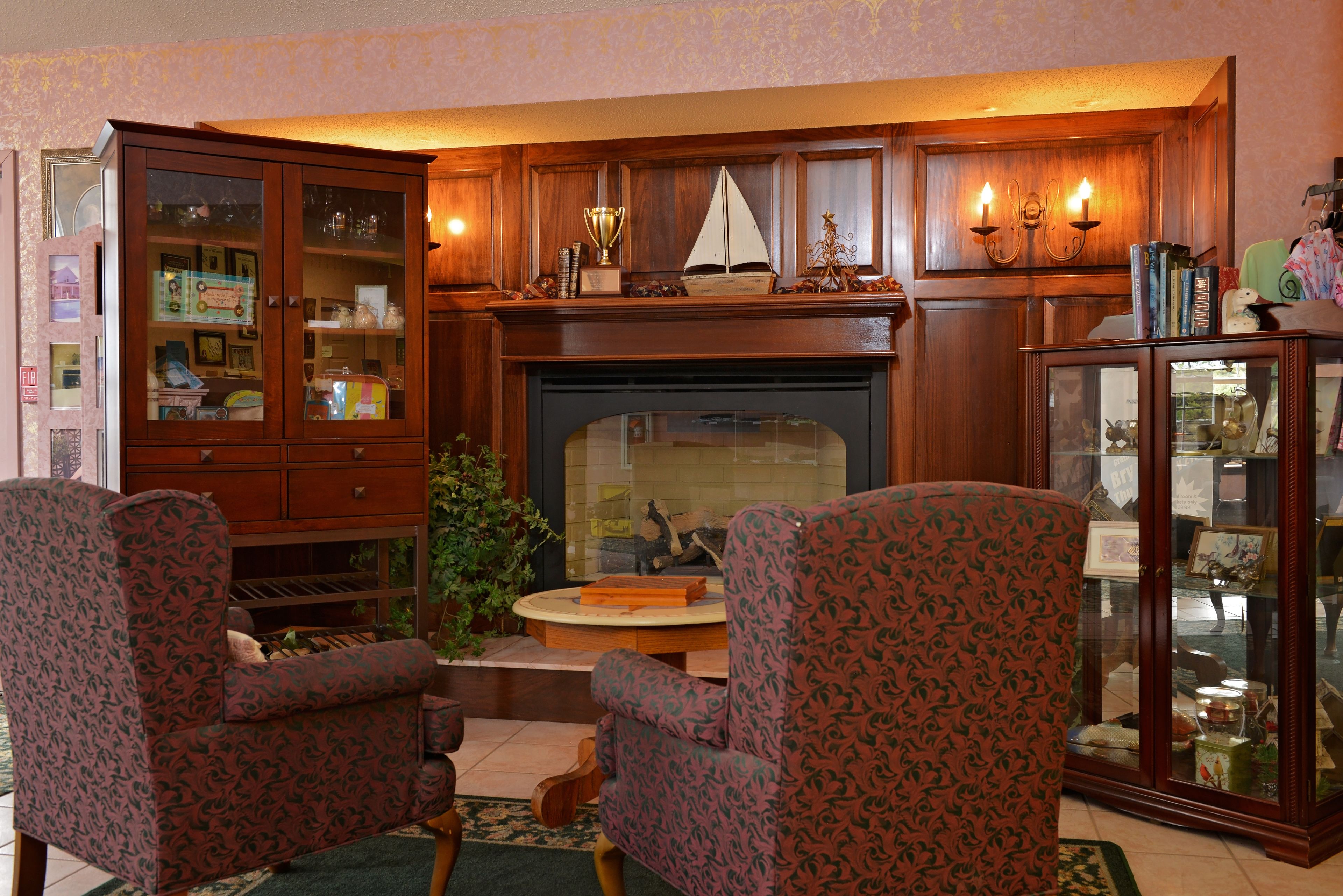 Sala de estar en el lobby