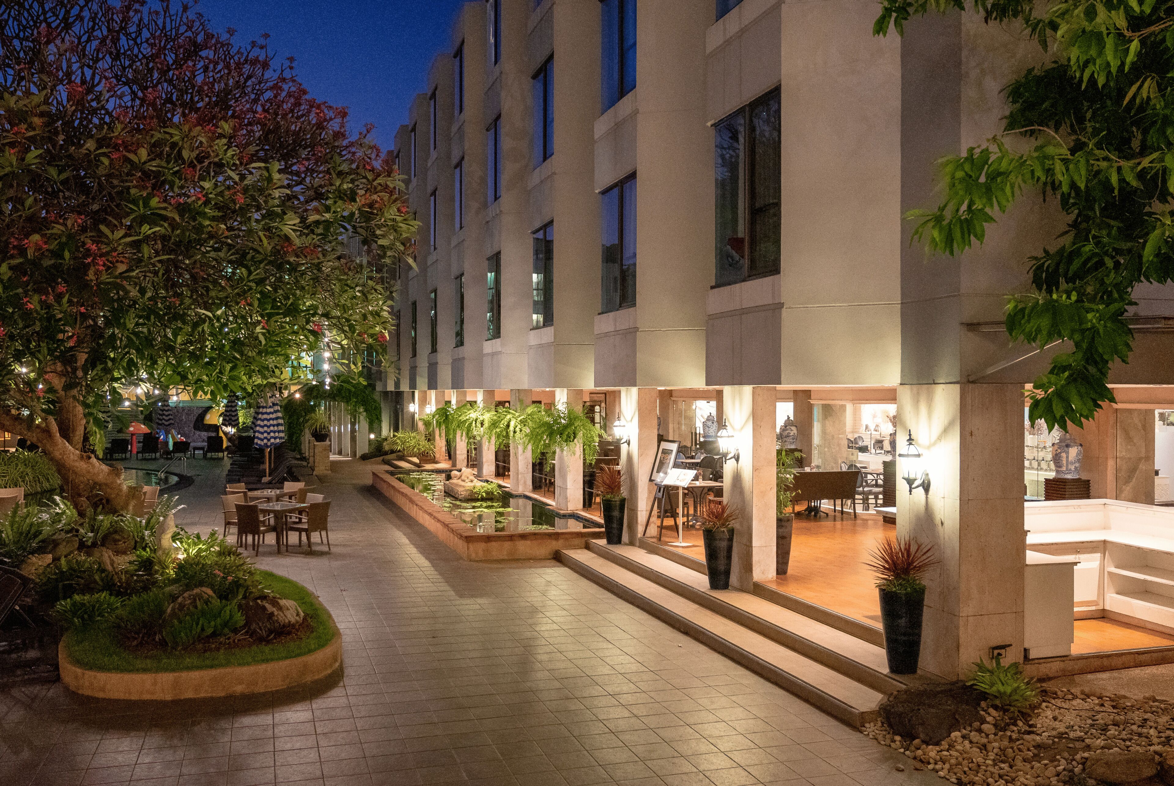 Sala de estar en el lobby