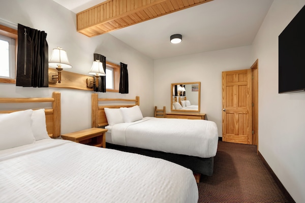 Blackout curtains, iron/ironing board, free WiFi, bed sheets