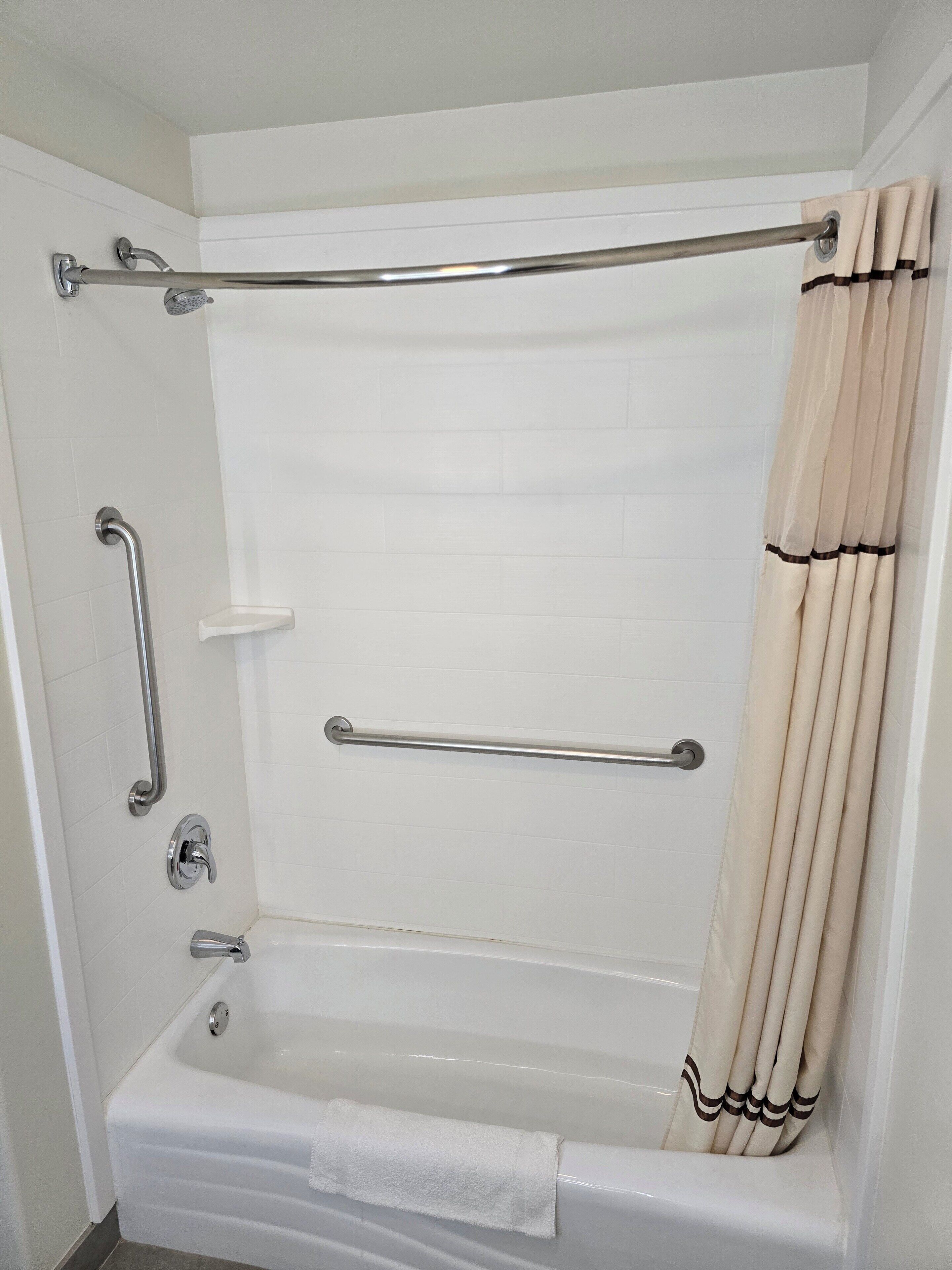 free toiletries, hair dryer, towels, soap