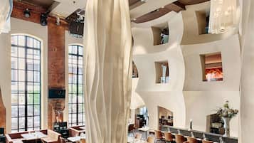 Breakfast and dinner served, sushi