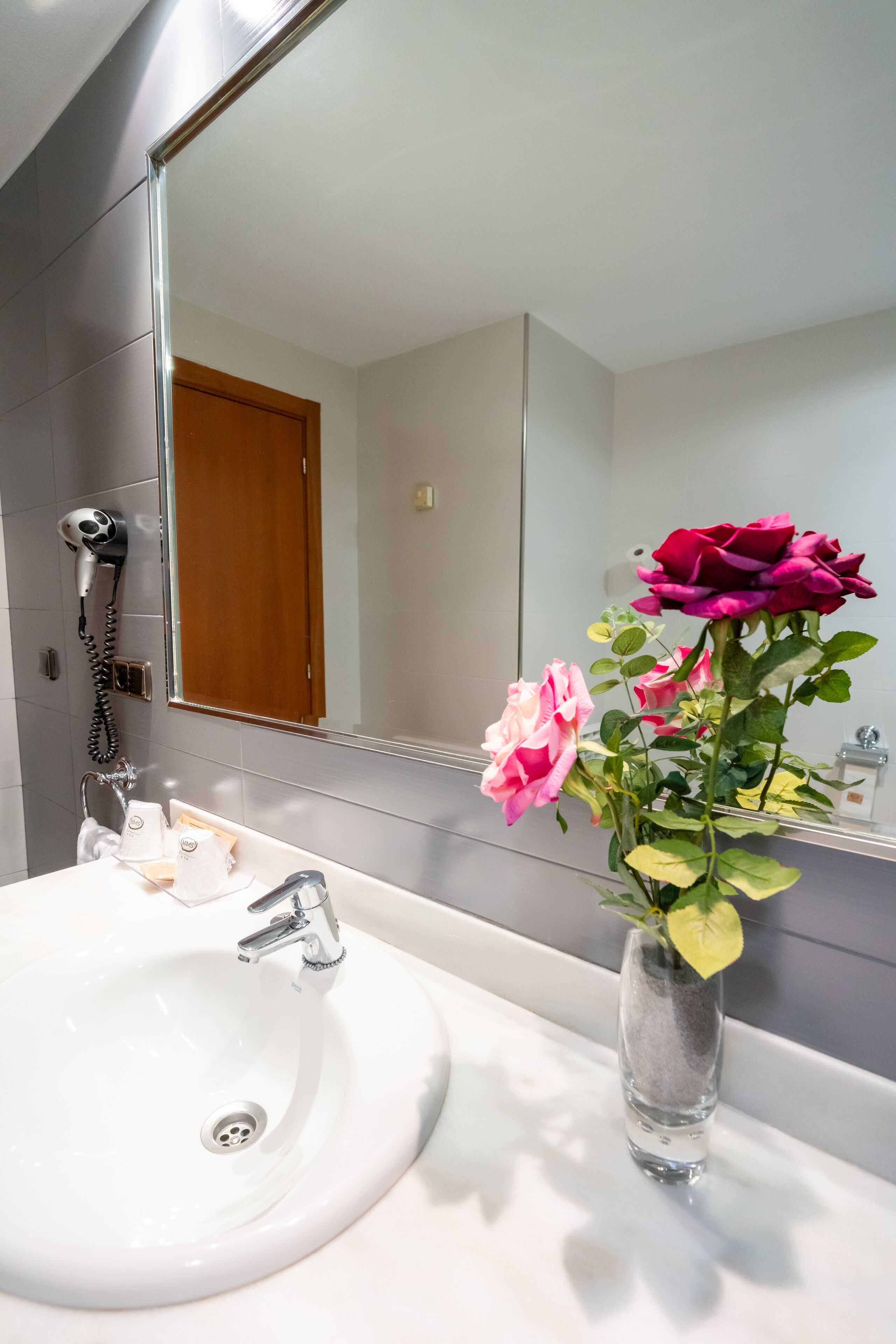 superior room | bathroom | hair dryer, towels