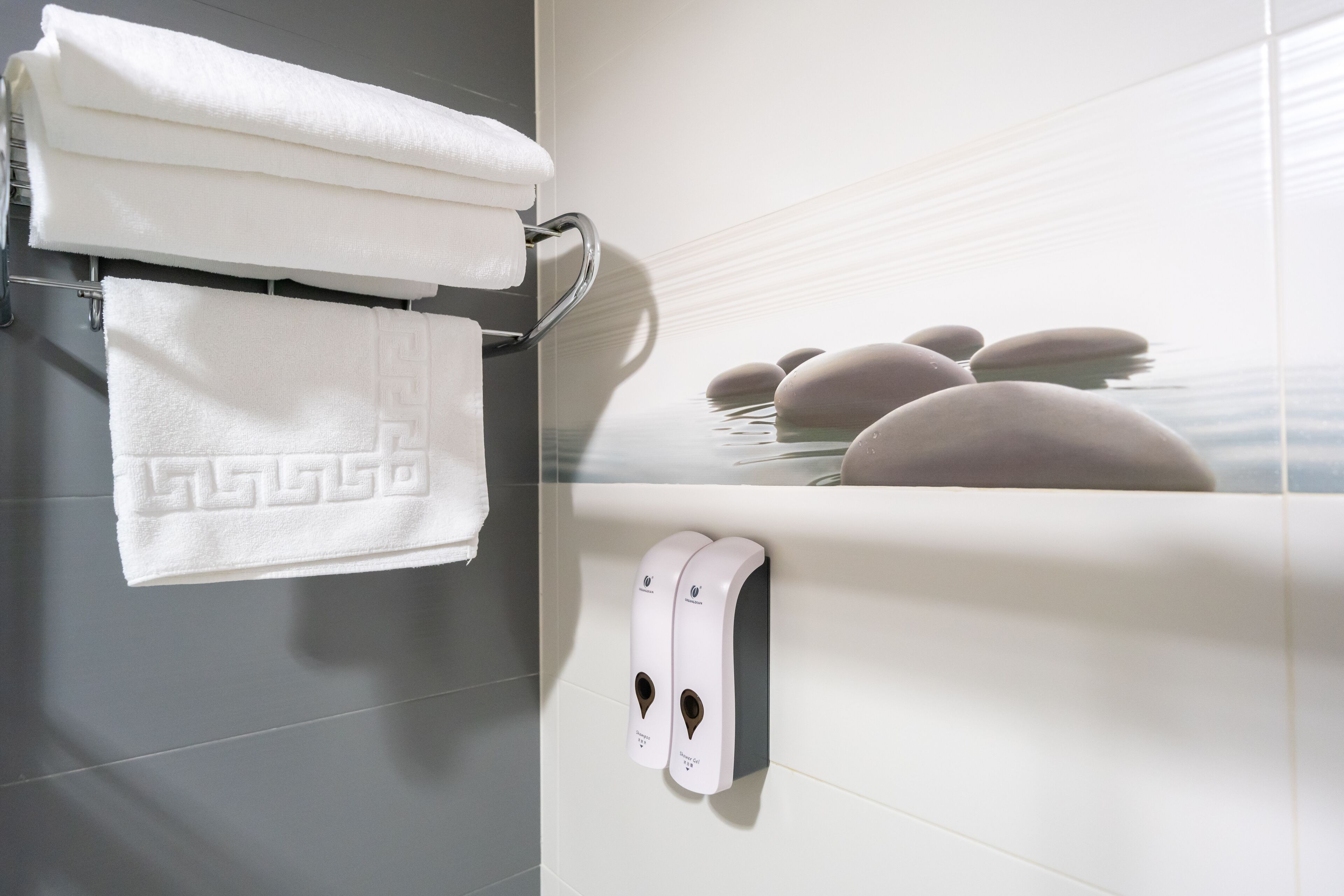 superior room | bathroom | hair dryer, towels