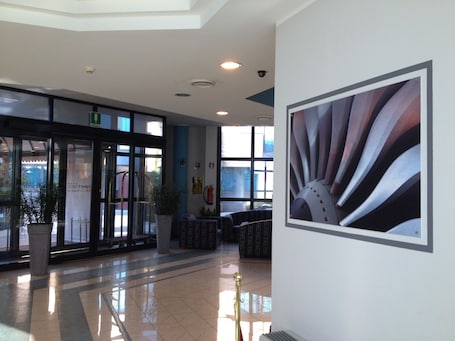 Interior entrance. Airport Hotel