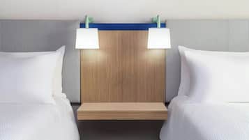 Desk, iron/ironing board, WiFi (free), alarm clocks
