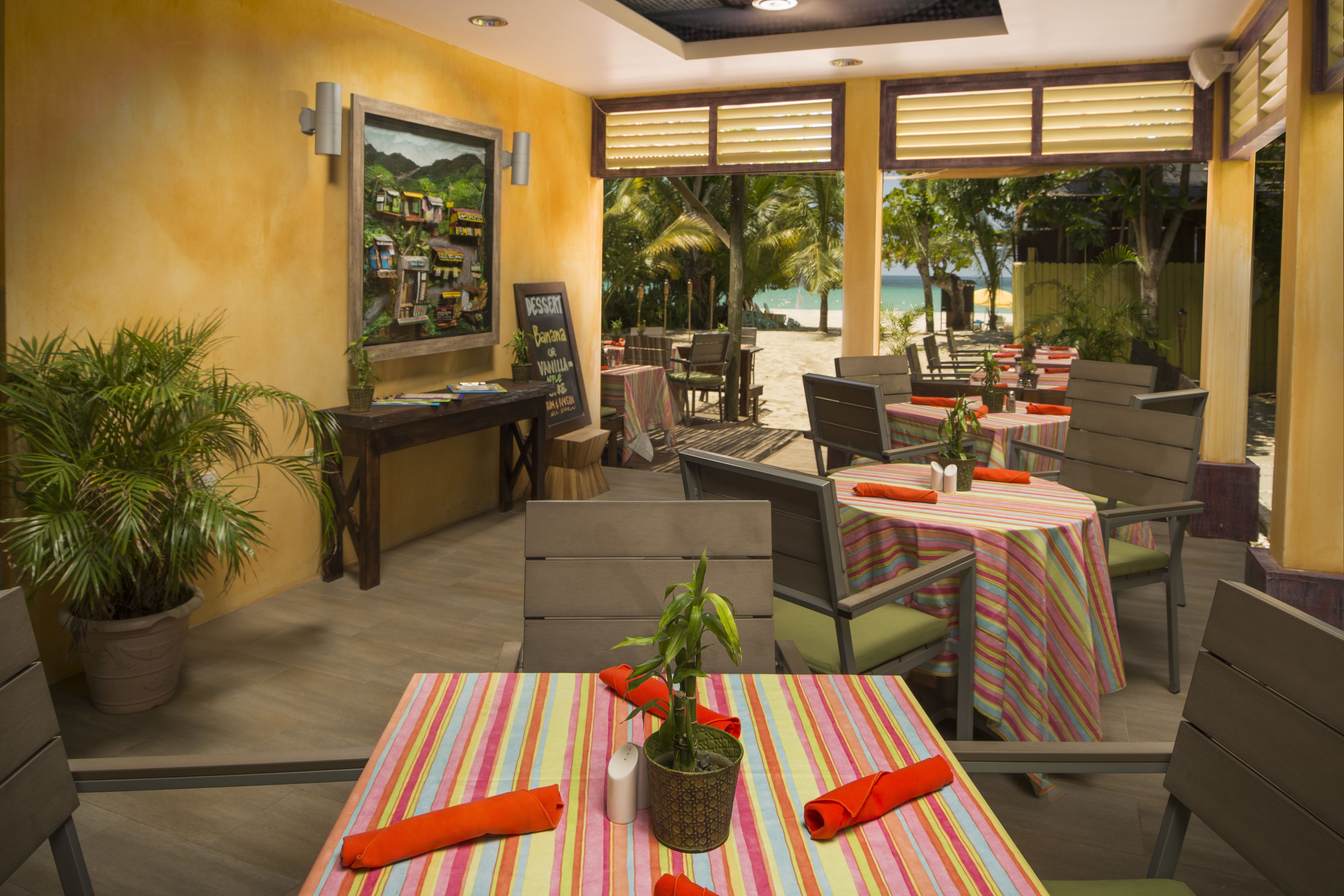 breakfast, lunch, dinner served; local and international cuisine