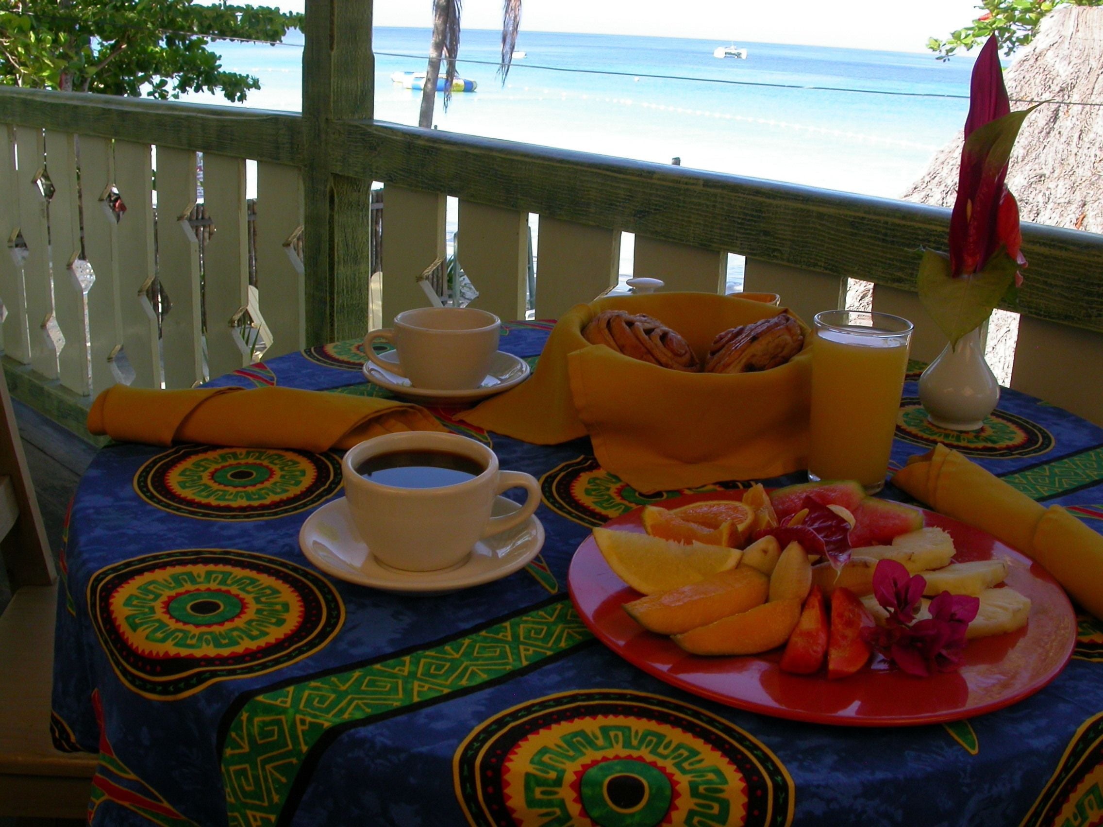 daily continental breakfast (usd 3 per person)