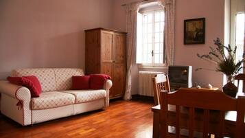 Appartement, 1 slaapkamer, terras | 1 slaapkamer, Select Comfort-bedden, een minibar, geluiddichte muren