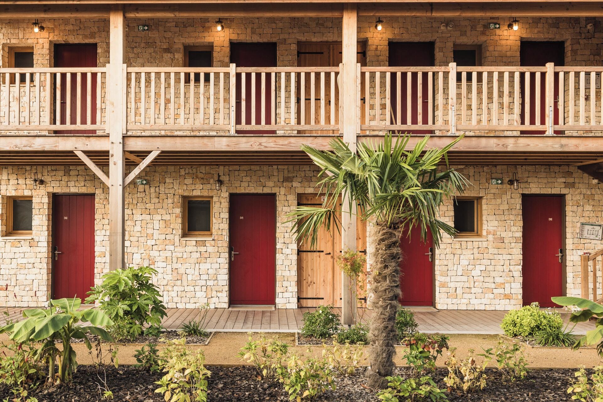 Voorkant van accommodatie