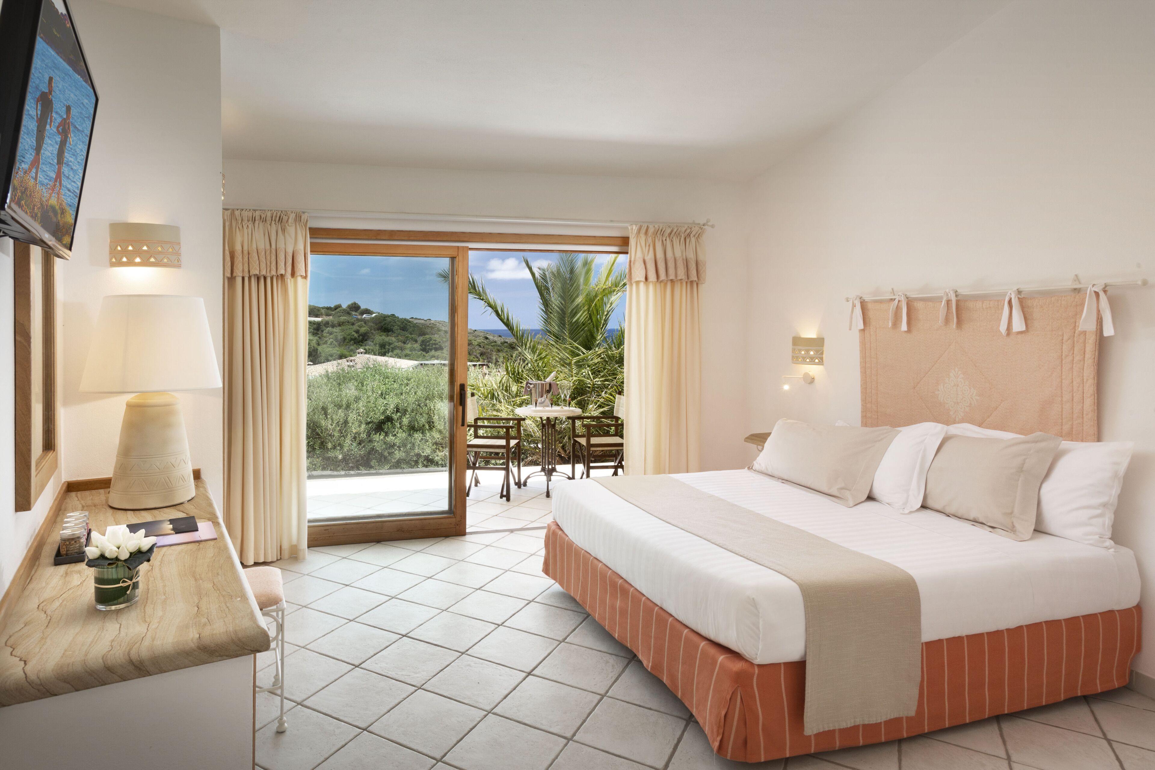 Classic Room, Partial Sea View | Hypo-allergenic bedding, minibar, in-room safe, desk