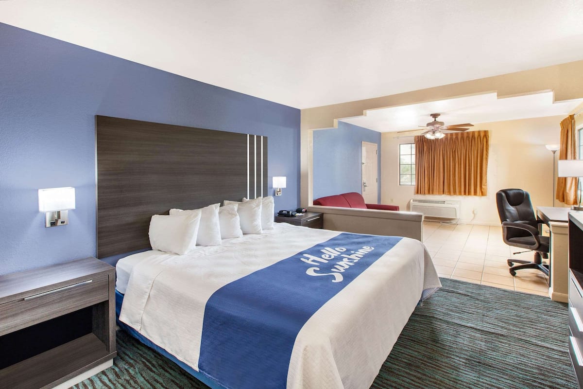 In-room safe, desk, blackout curtains, iron/ironing board