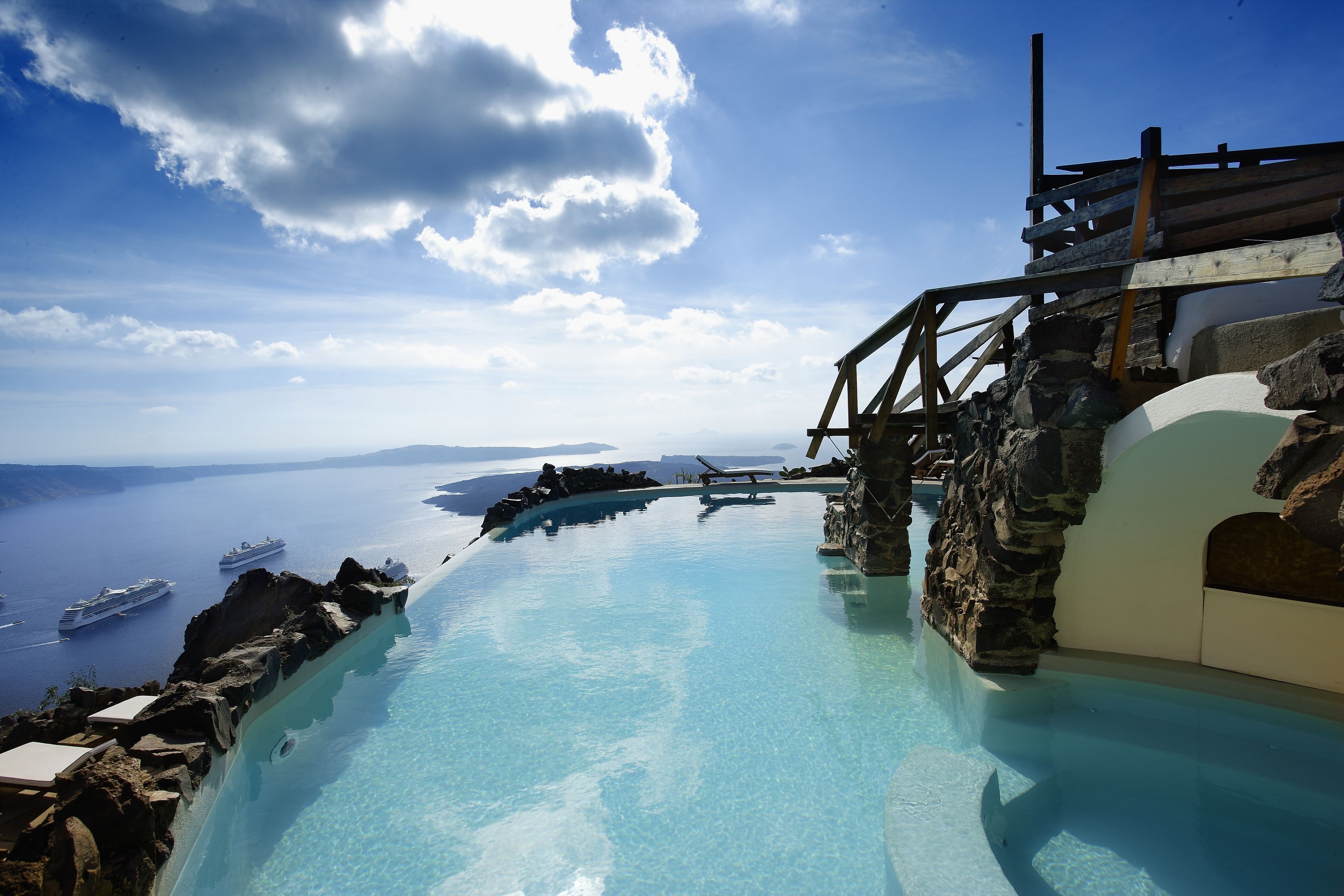 Honeymoon Petra Villas Santorini exterior view 5