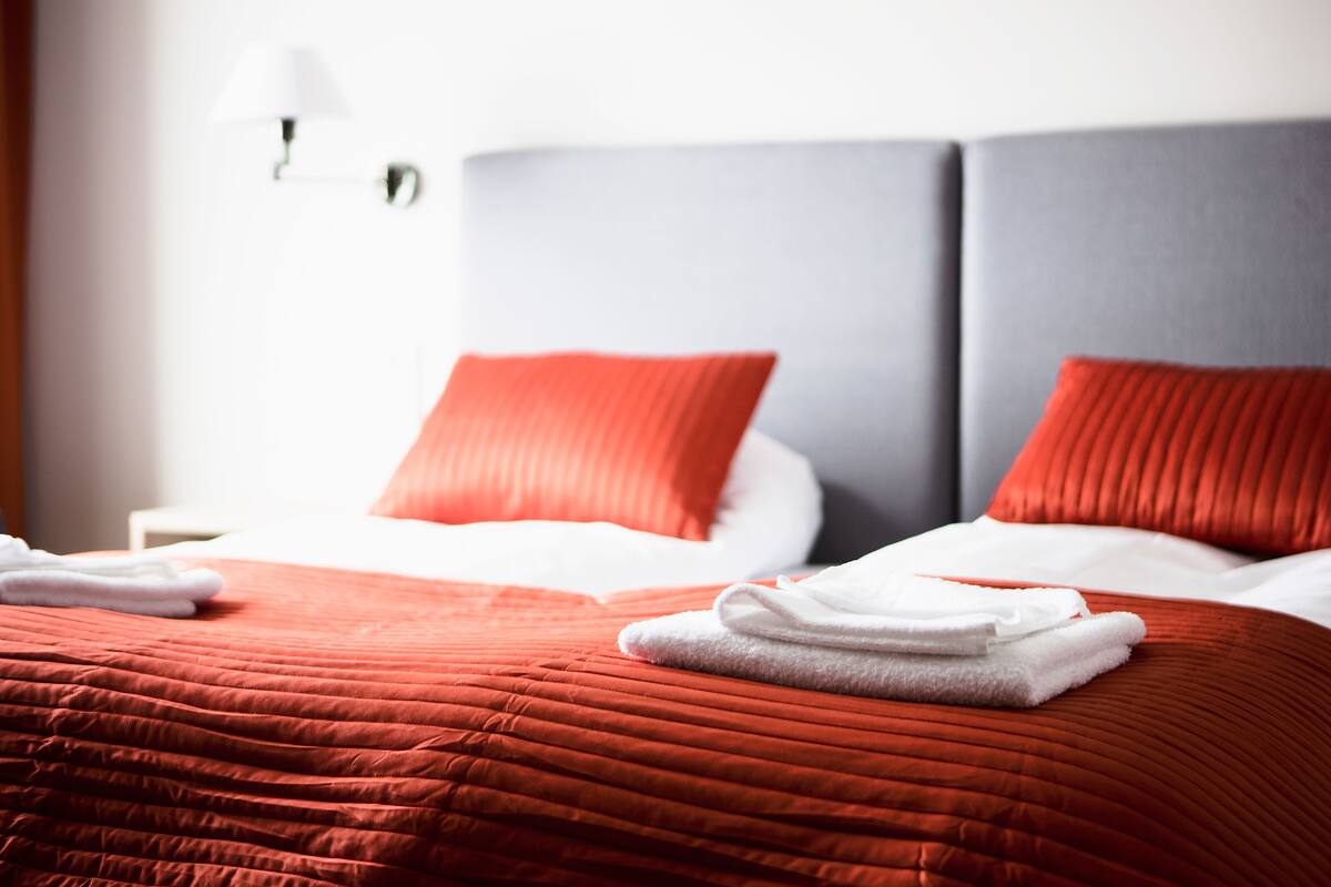 Double Room Thyras | Colchones con acolchado adicional y wifi gratis