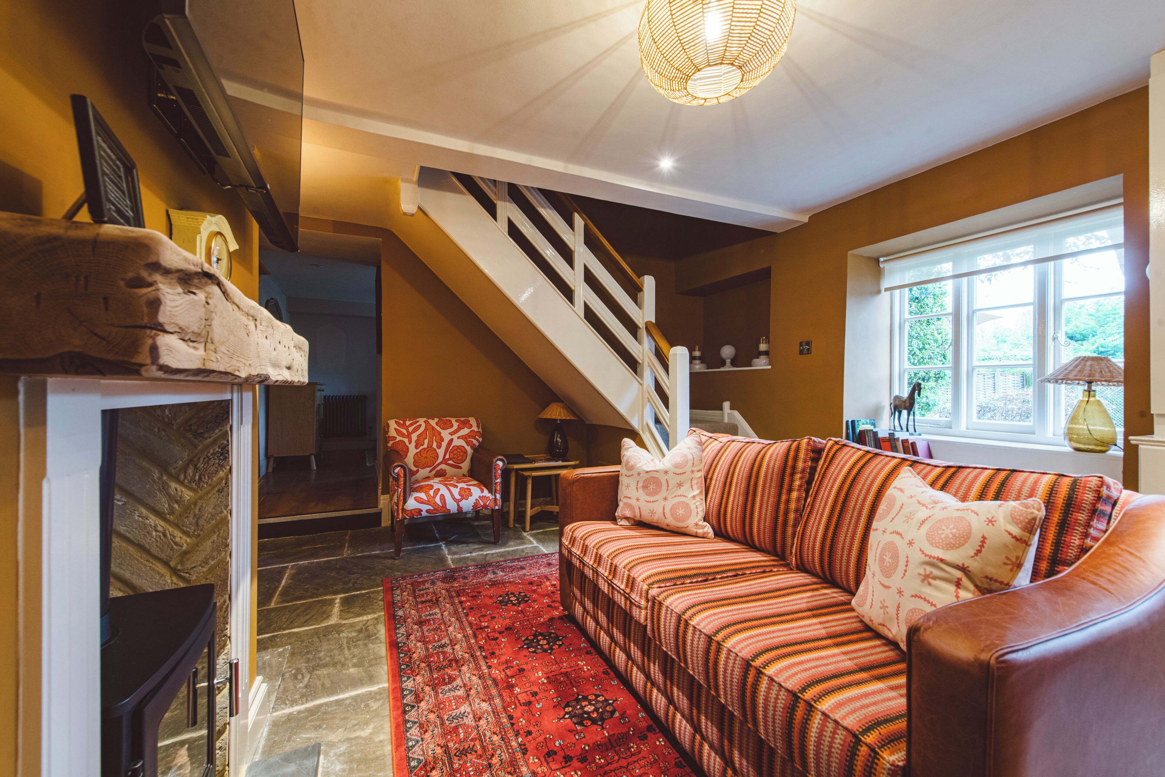 bewick cottage | living area | tv