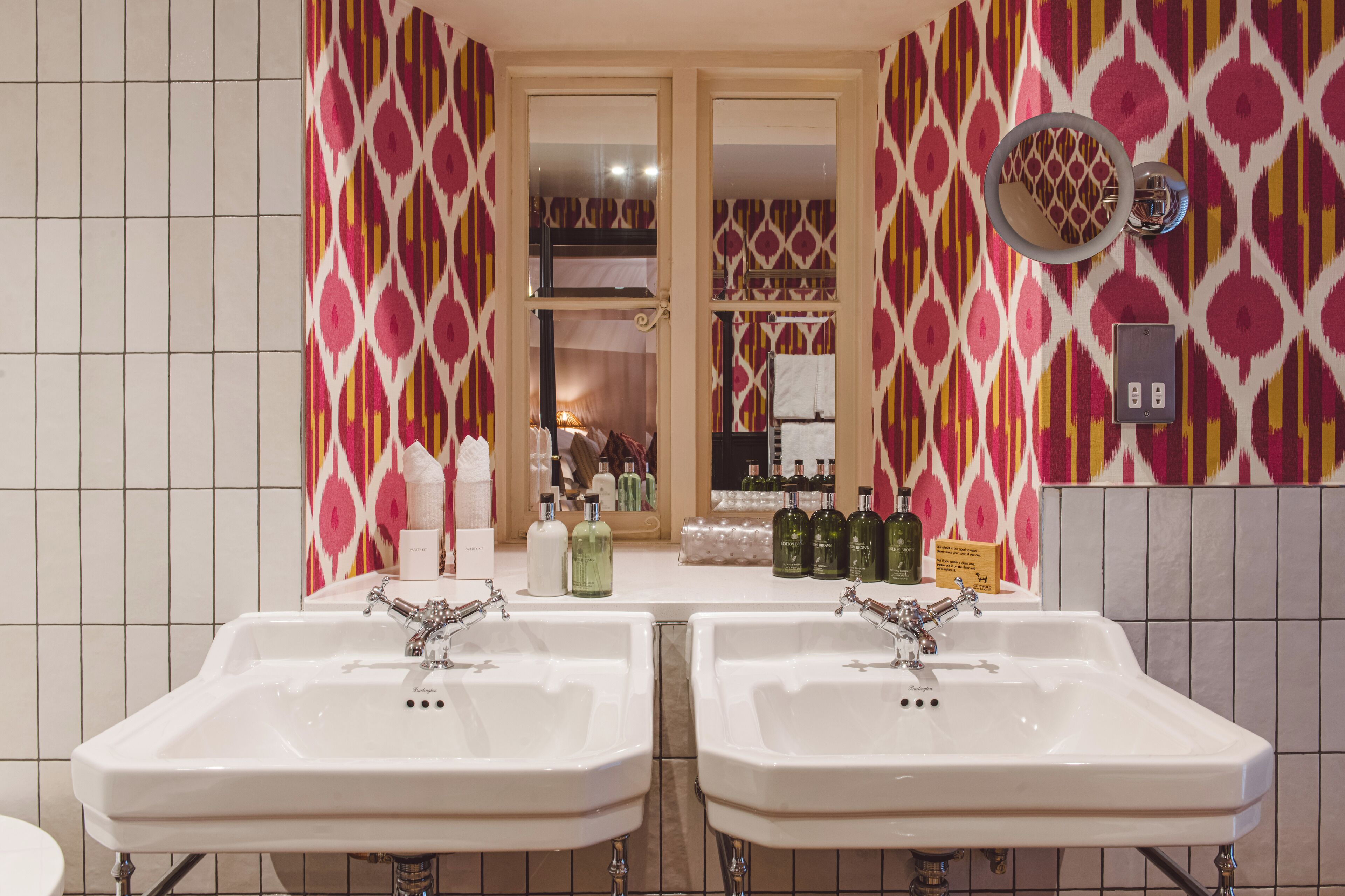 bewick cottage | bathroom | hair dryer, towels