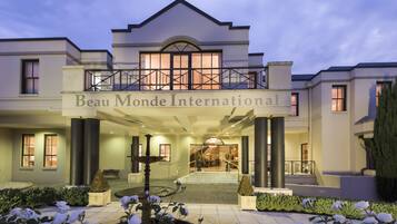 Front of property – evening/night