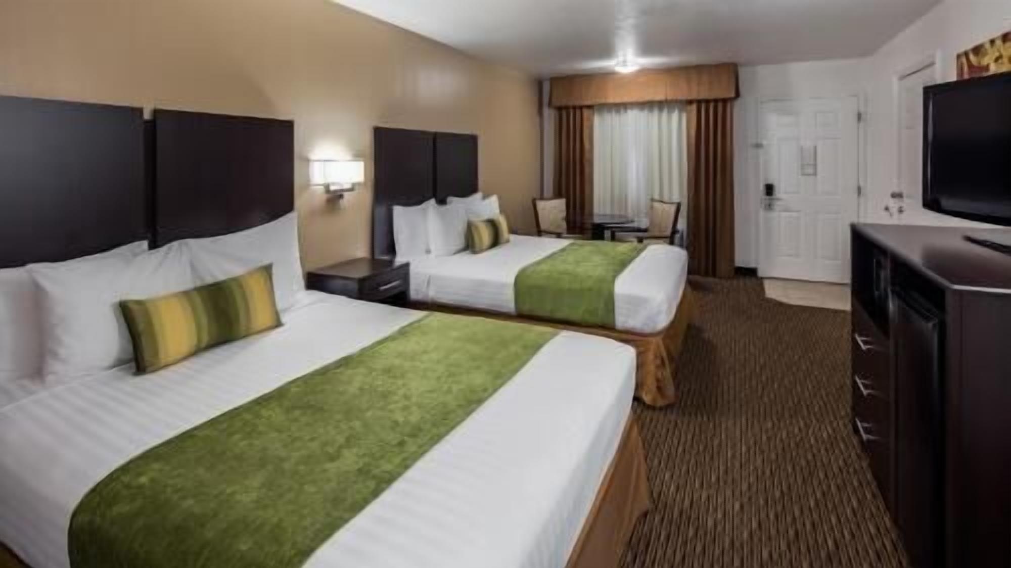 Pillowtop beds, in-room safe, blackout drapes, iron/ironing board