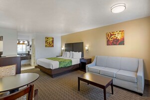 Pillowtop beds, in-room safe, blackout drapes, iron/ironing board