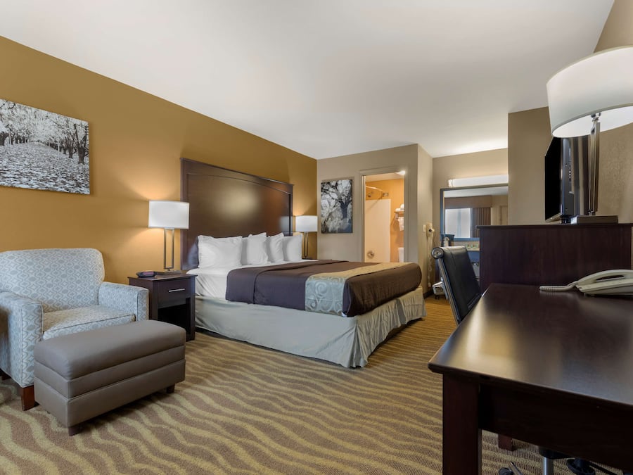 Standard Room, 1 King Bed, Non Smoking, Refrigerator & Microwave | In-room safe, desk, laptop workspace, iron/ironing board