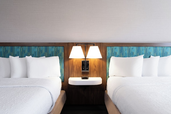 Two Queen Beds Non-Smoking | Down duvets, pillow-top beds, in-room safe, desk