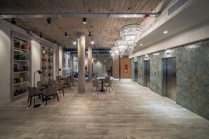 Sitteområde i lobbyen