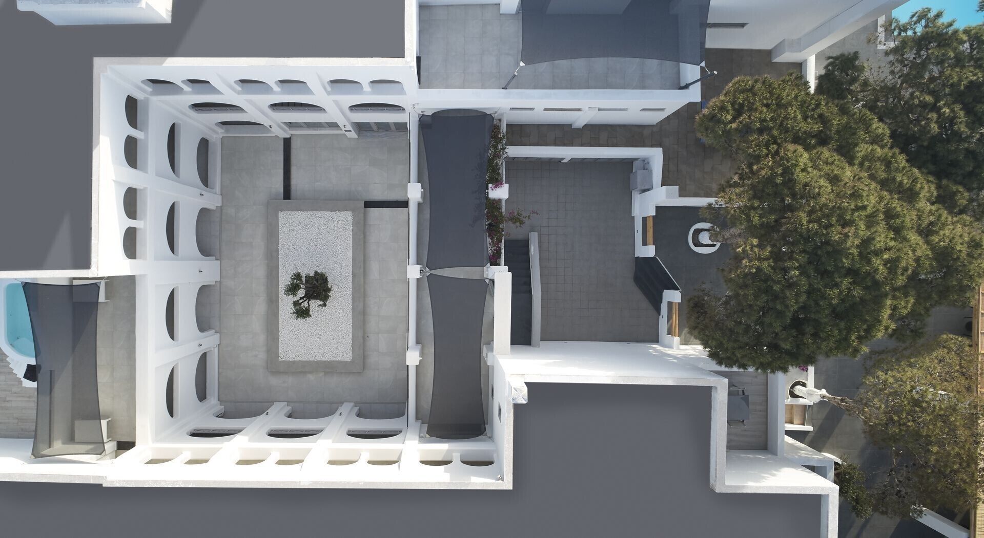 grand elegant suite two bedroom with sea view | top floor | terrace/patio