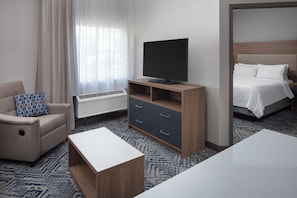 Suite, 1 Bedroom | 1 bedroom, in-room safe, desk, iron/ironing board