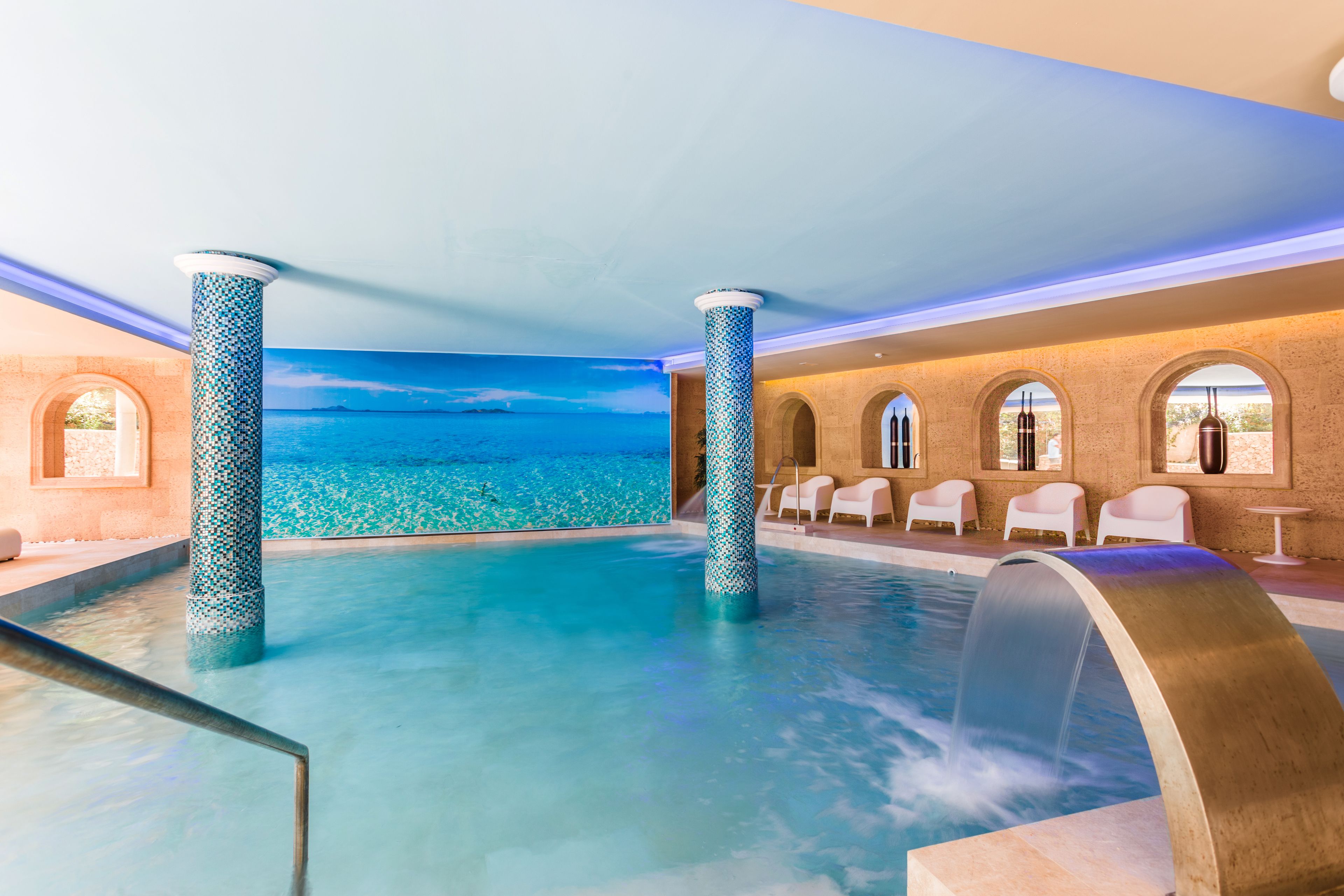 Salas de tratamientos para parejas, baño turco/hammam