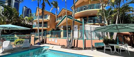 Voorkant van accommodatie