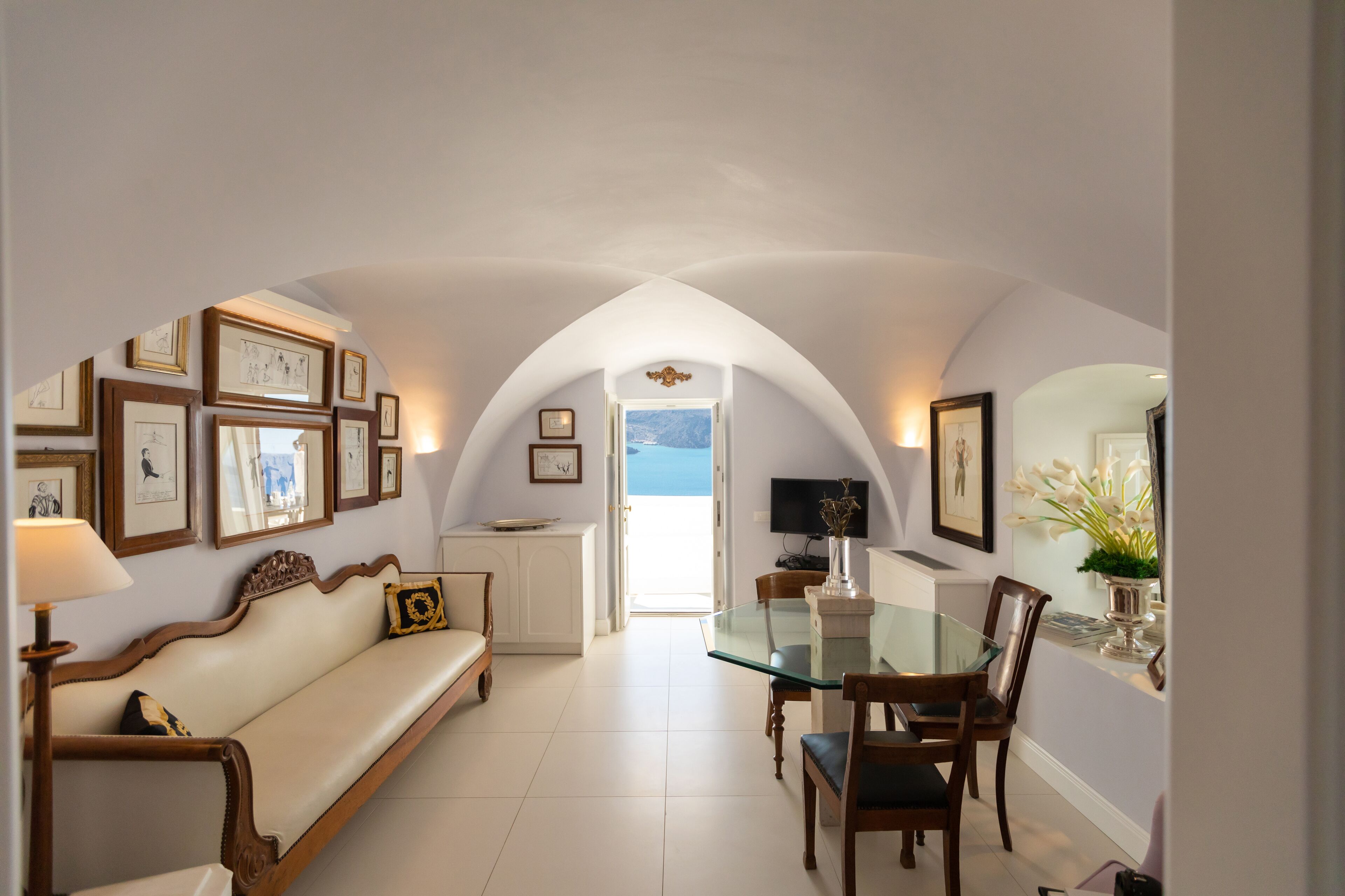 suite (nureyev) | living room | 32-inch led tv with cable channels, tv, dvd player