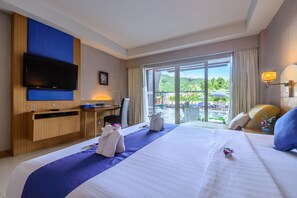 Grand Deluxe Room Pool Access | 1 slaapkamer, luxe beddengoed, een minibar, een kluis op de kamer