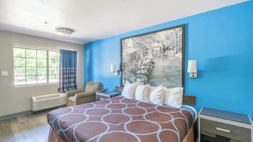 Hypo-allergenic bedding, desk, iron/ironing board