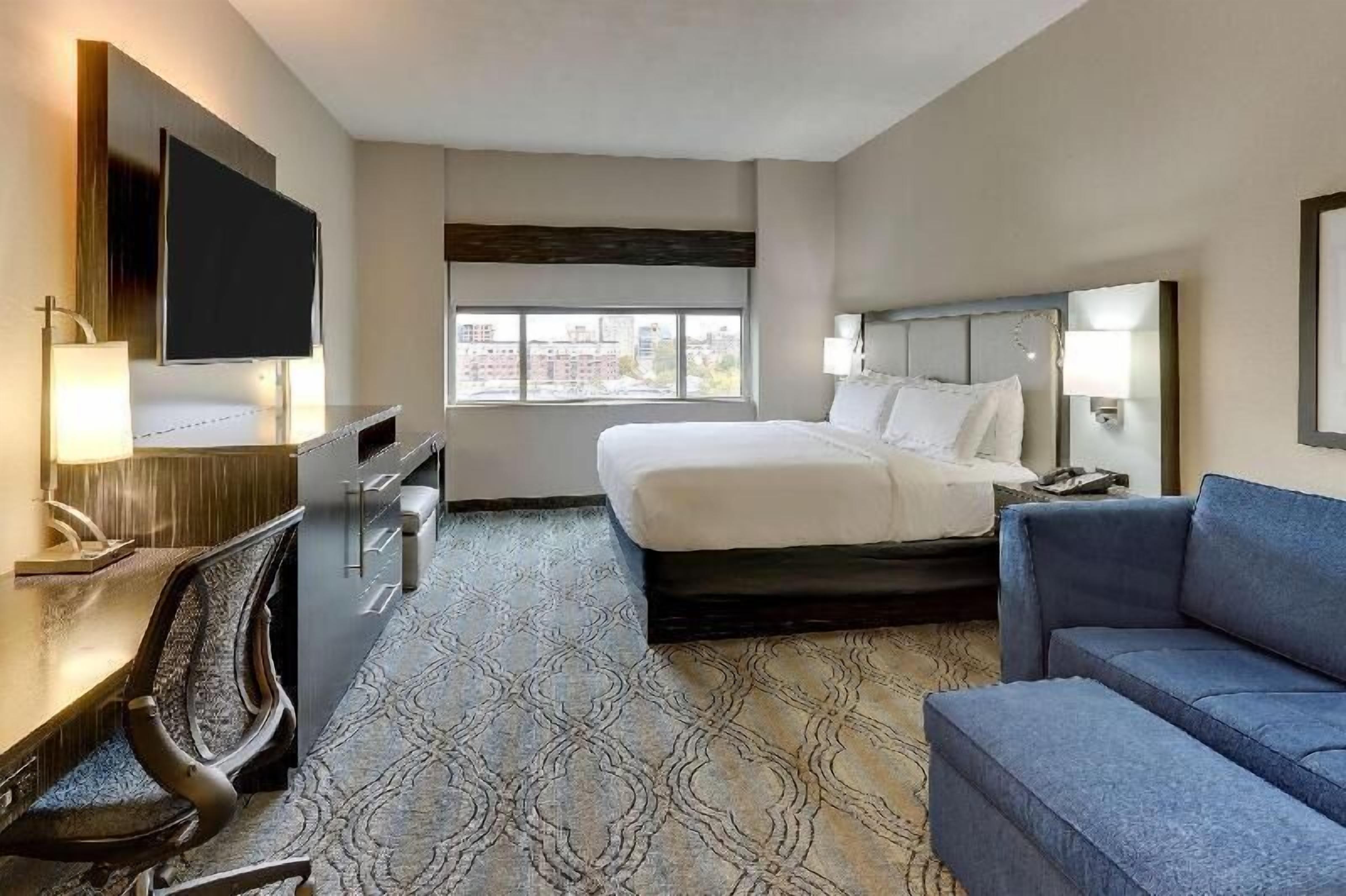 In-room safe, desk, blackout drapes, iron/ironing board
