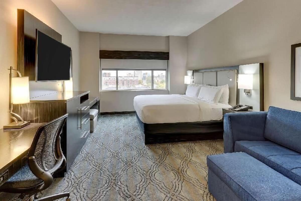 In-room safe, desk, blackout drapes, iron/ironing board