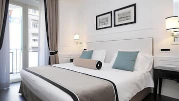 Hochwertige Bettwaren, Daunenbettdecken, Minibar, Zimmersafe