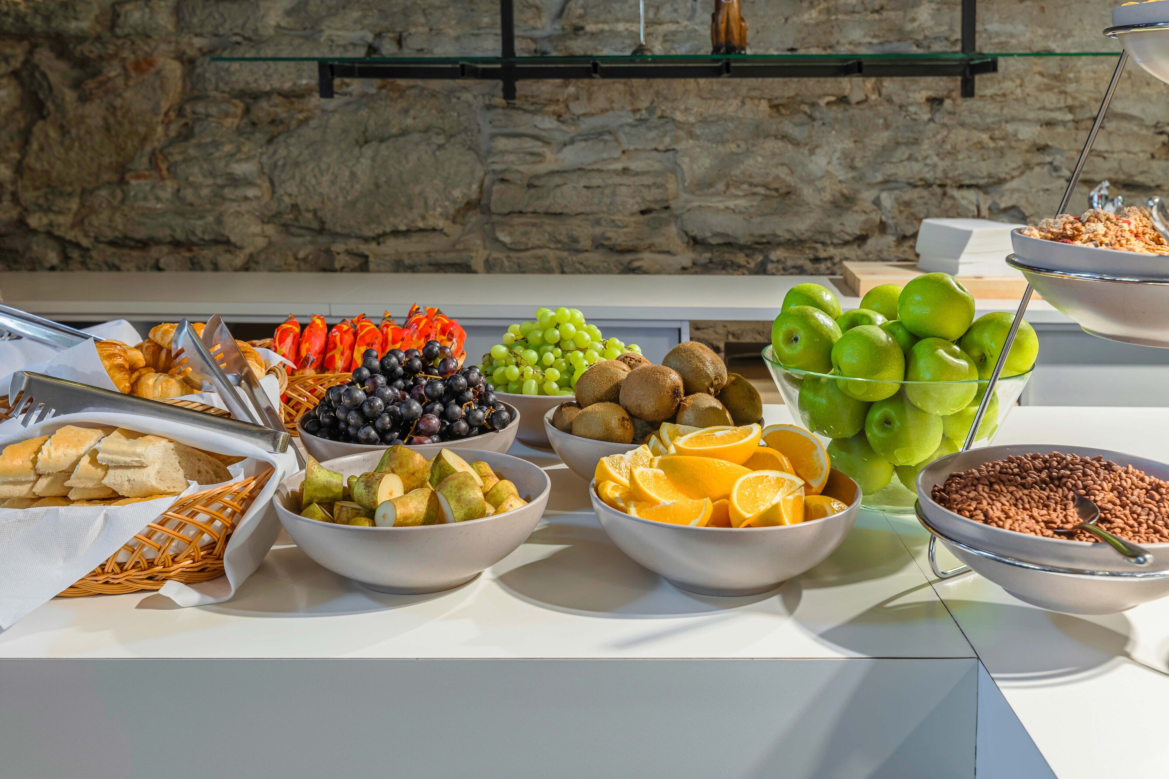 Daily buffet breakfast (EUR 14 per person)