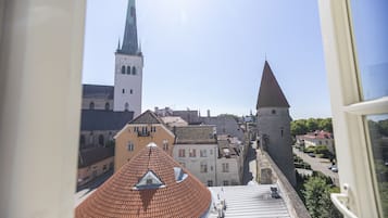 Staduitzicht vanuit accommodatie