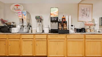 Free daily on-the-go breakfast