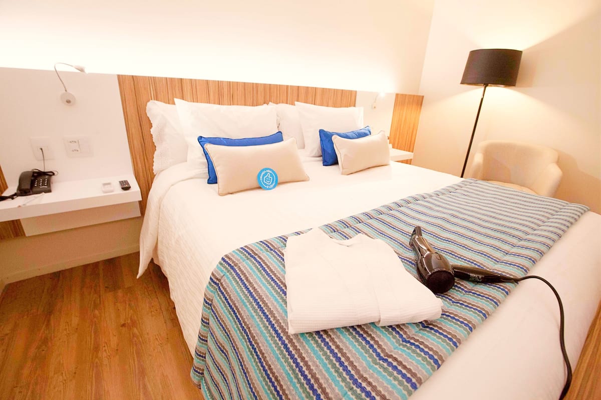 Minibar, in-room safe, desk, laptop workspace