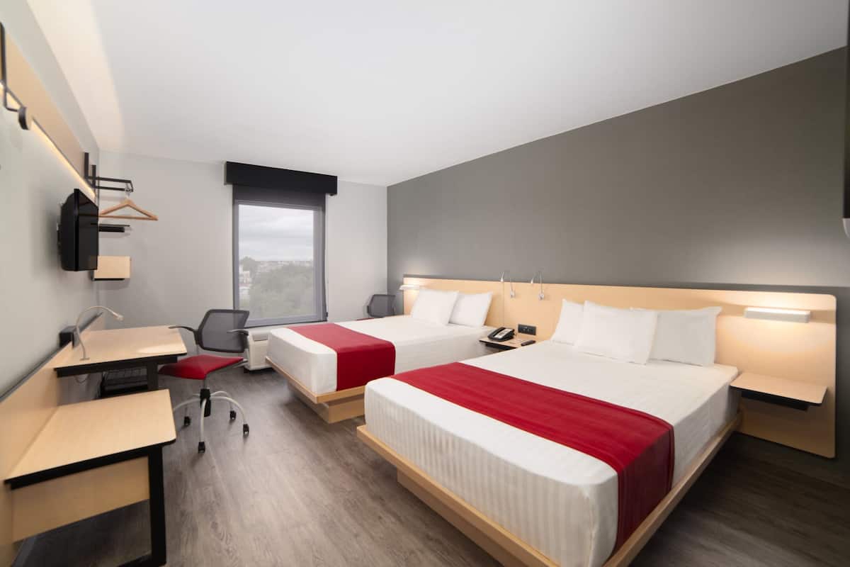 Room, 2 Double Beds | Desk, iron/ironing board, free WiFi, bed sheets