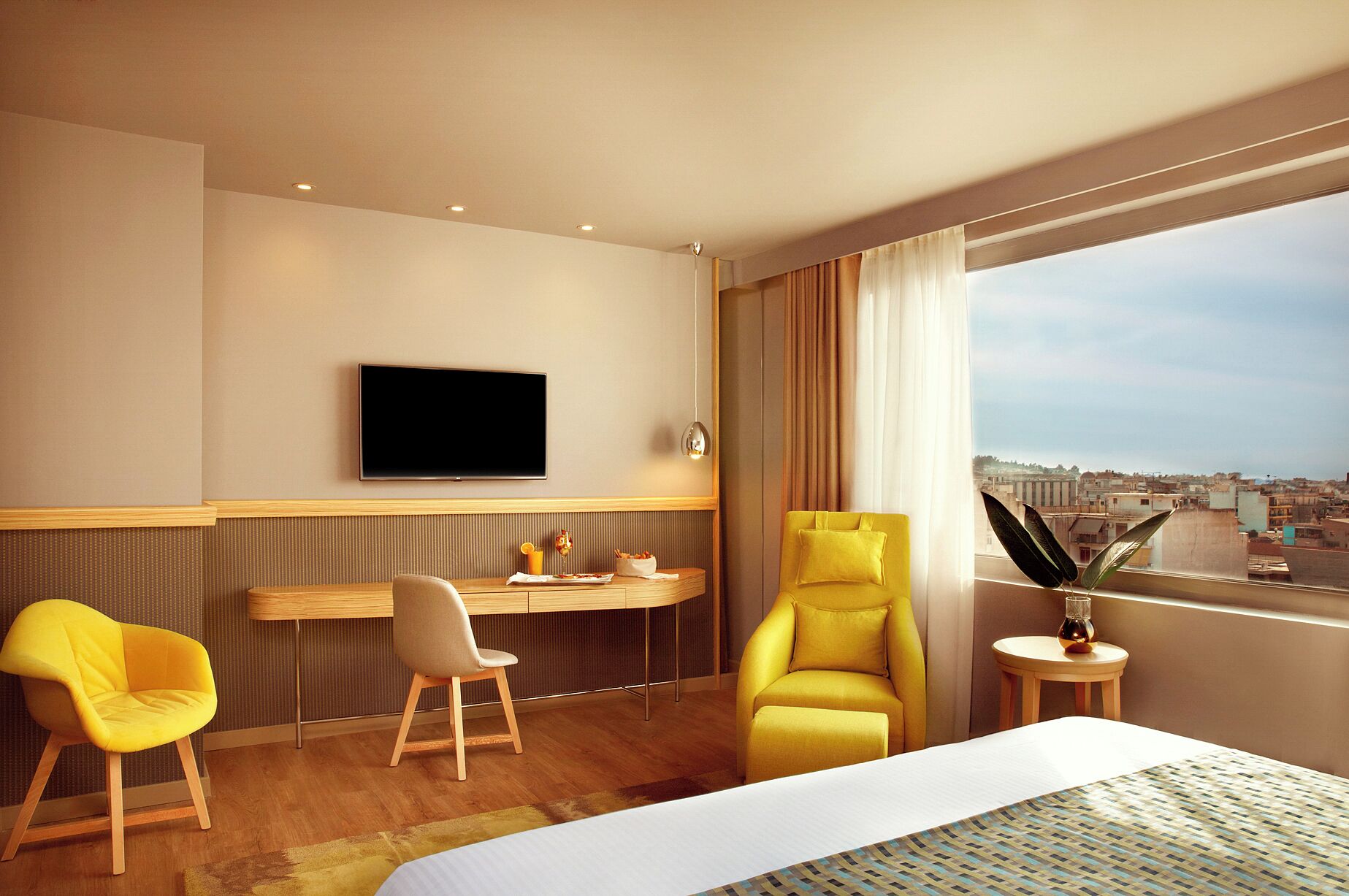 Presidential Suite, Acropolis View | Premium bedding, pillowtop beds, minibar, in-room safe