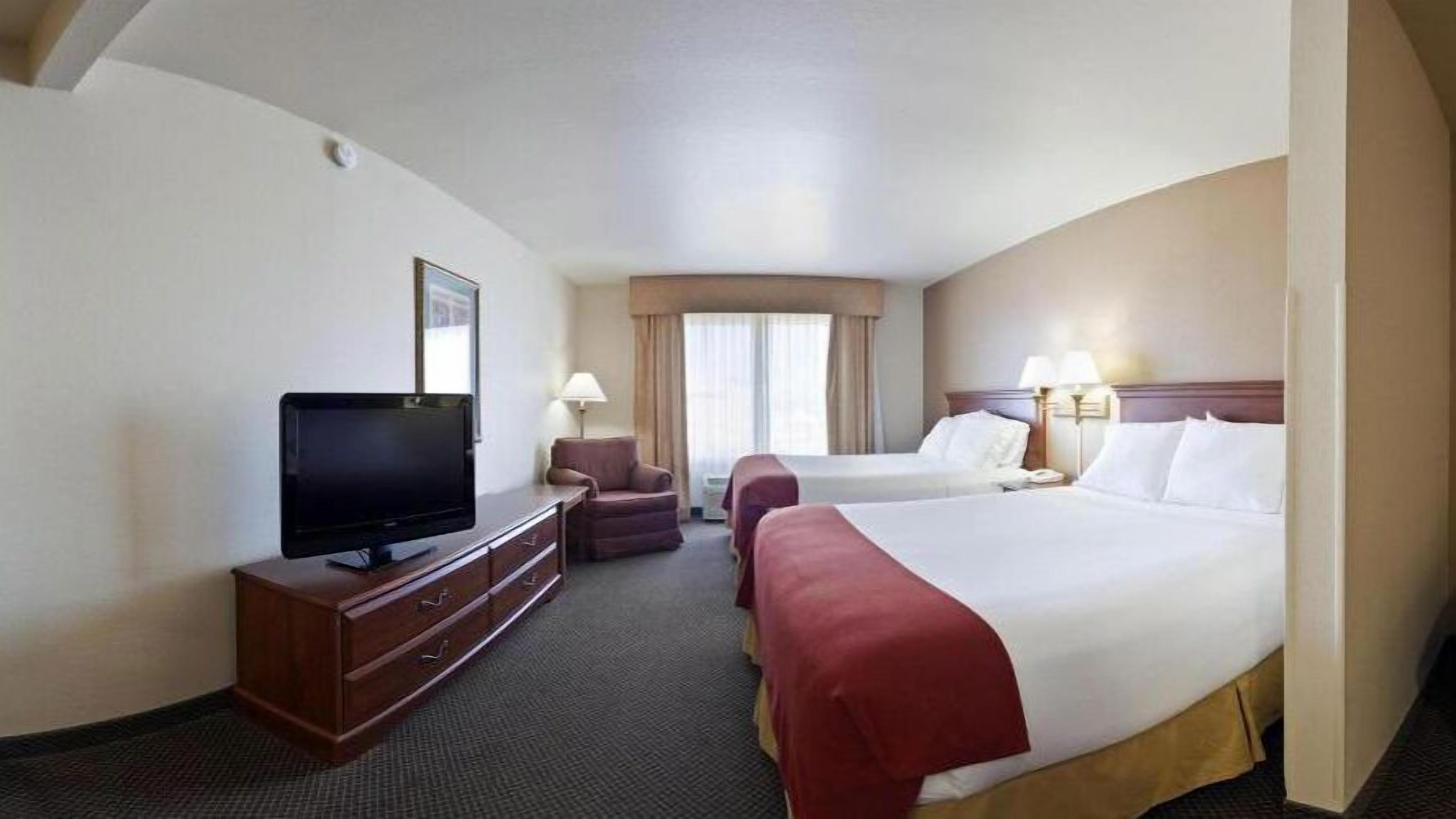 32-inch flat-screen tv with satellite channels, tv