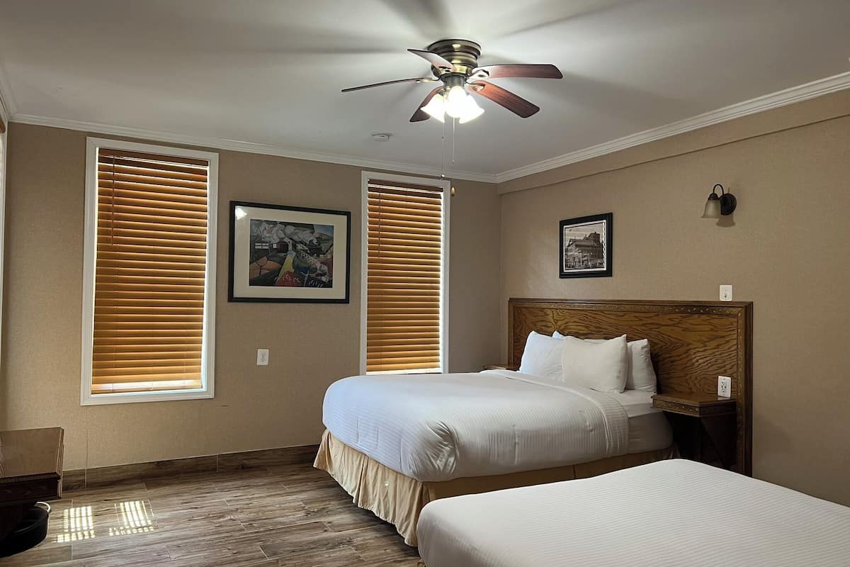 Traditional Room, 2 Queen Beds | Iron/ironing board, free WiFi, bed sheets