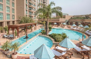 Indoor pool, 2 outdoor pools, cabanas (surcharge), pool umbrellas