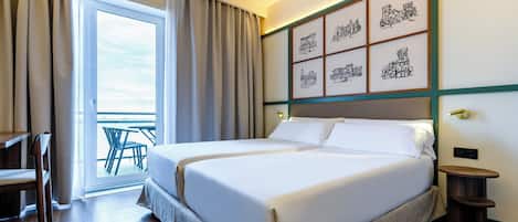 4 人部屋 シービュー | ミニバー、セーフティボックス (室内)、遮光カーテン、防音設備