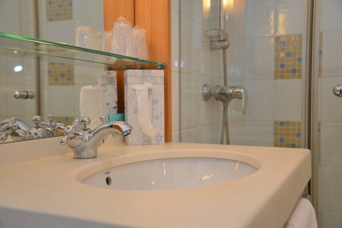 standard room | bathroom | hair dryer, towels