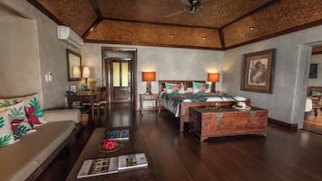 Premium bedding, minibar, in-room safe, desk