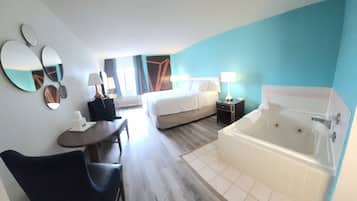 Studio Suite, 1 King Bed, Non Smoking | Desk, laptop workspace, free cribs/infant beds, rollaway beds