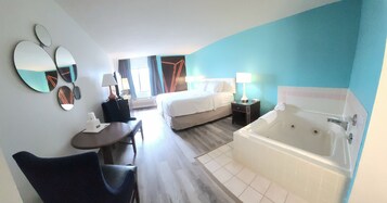 Suite estudio, 1 cama de matrimonio grande, no fumadores | Escritorio, espacio para trabajar con un portátil, cunas gratuitas