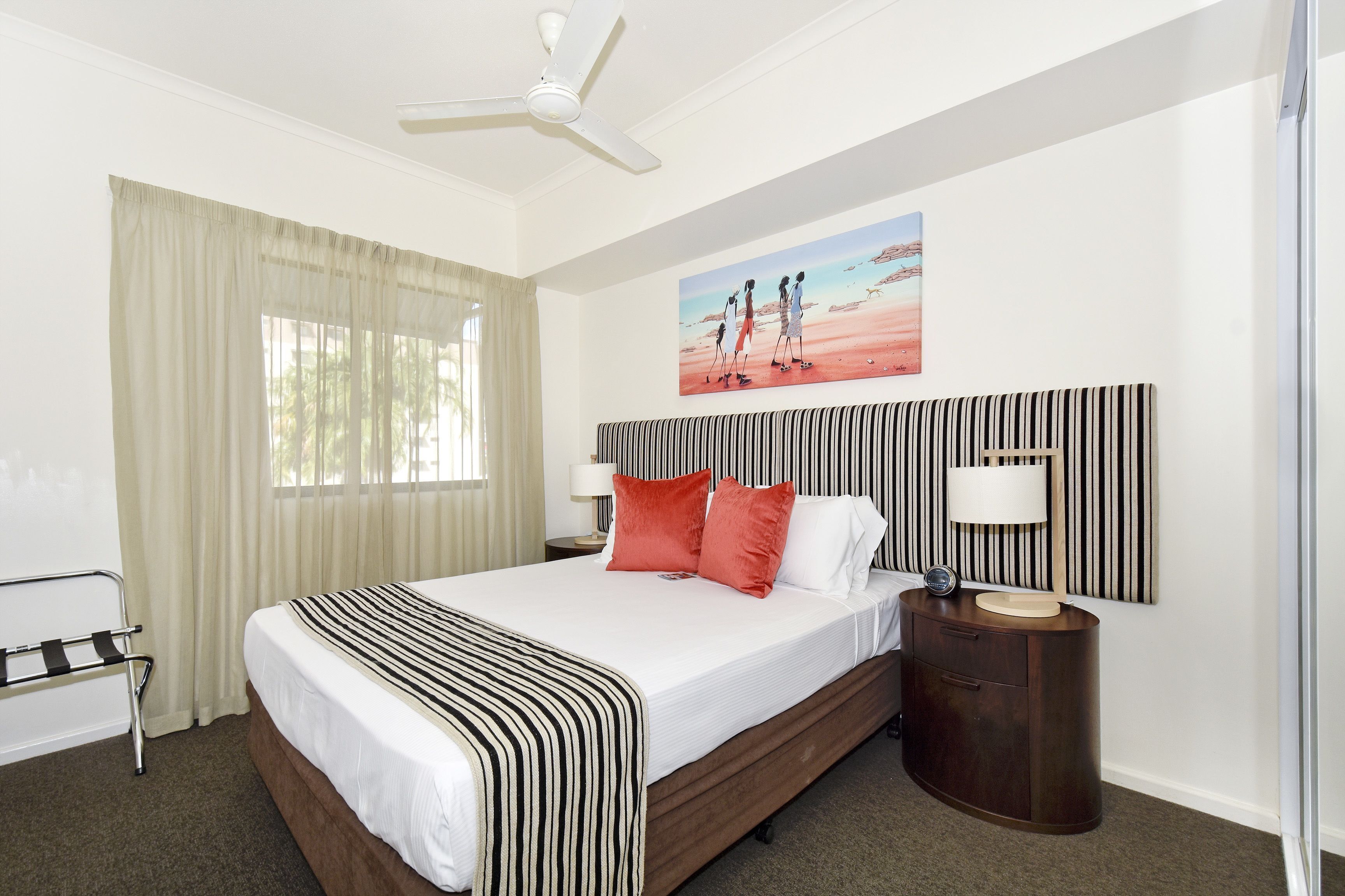 Blackout drapes, soundproofing, iron/ironing board, cribs/infant beds